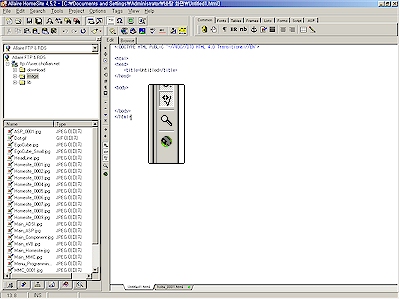 Macromedia Dreamweaver 버튼