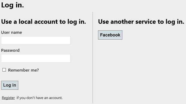 external login