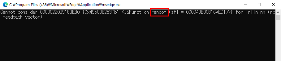 Edge - 명령 프롬프트 스위치 - 콘솔 stdout - Fixed Property 1,000회